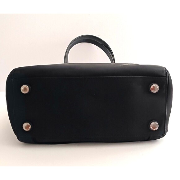 Michael Kors Kelsey Lg Tote Blk Nylon w Blk Saffiano Leather Straps - Picture 6 of 12